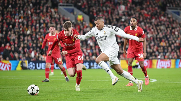 Liverpool vs Real Madrid in the Champions League