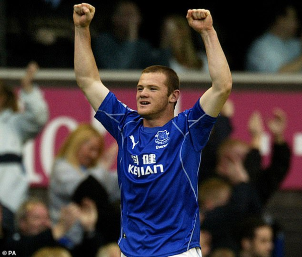 Зарплата Уэйна Руни за первый гол в «Эвертоне»