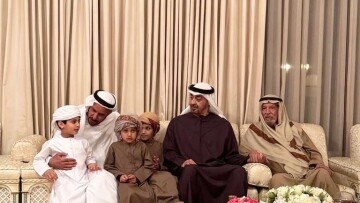 Sheikh Mohamed bin Zayed Al Nahyan Visits Ahmed Khalifa Al Suwaidi