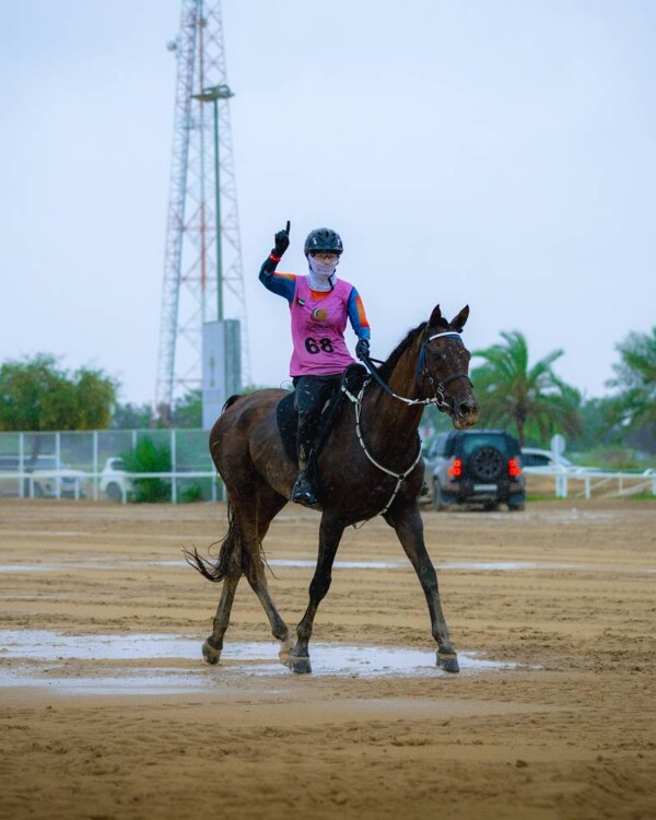 Rider Sara Mohammed Abdelwahid wins women's 120 km race