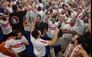 Фанаты Замалека отмечают победу в Суперкубе Африки