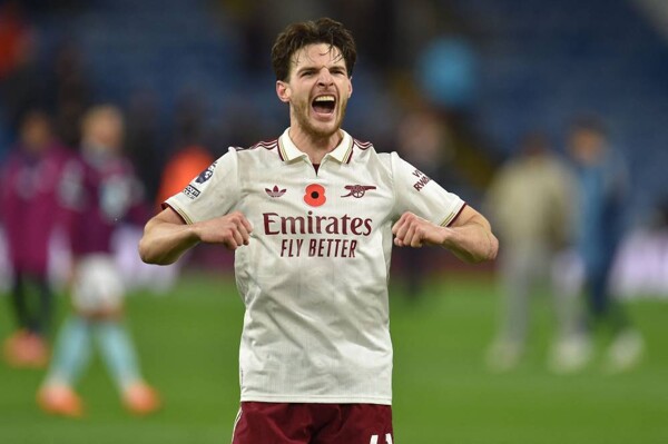 Rice Explains Sky Gesture After Goal in Memory of Aunt