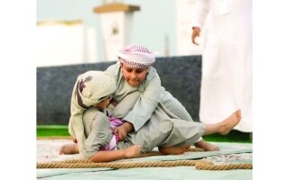 Emirati Children's Traditional Games at Al Dhafra Festival