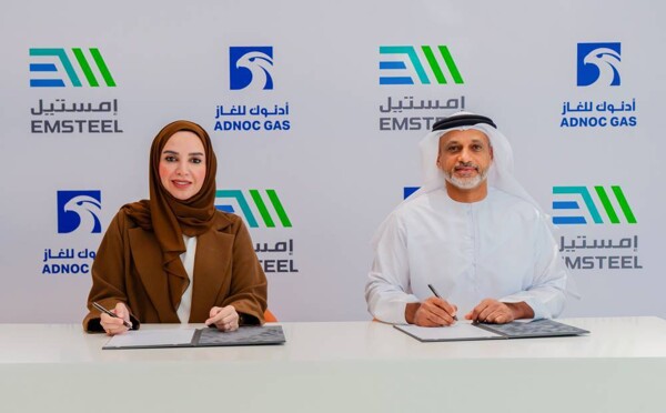 Adnoc Gas Signs Major Gas Supply Deal with Emsteel