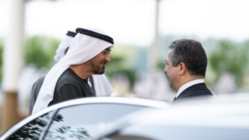 Sheikh Mohamed bin Zayed meets with Prime Minister of Kurdistan Region of Iraq