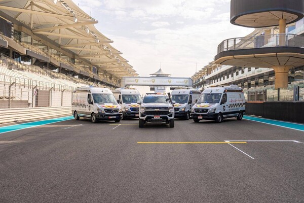 National Ambulance Ready for Abu Dhabi F1 Grand Prix