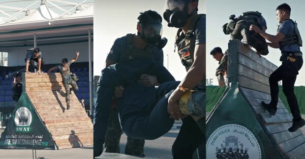 Филиппинская команда участвует в вызове SWAT ОАЭ 2025