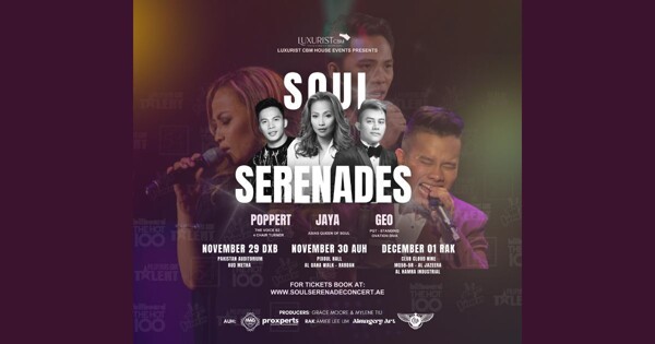 Концерт Soul Serenade в ОАЭ