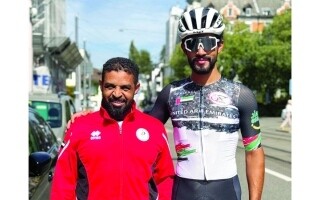 Мохаммед Аль-Мутайви участвует в Чемпионате мира по велоспорту