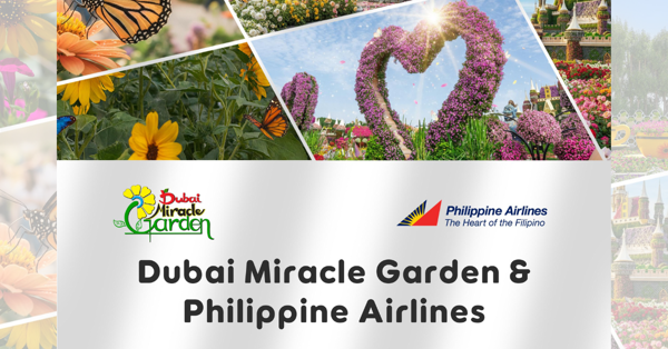 Скидки на цветочные сады Дубая для пассажиров Philippine Airlines