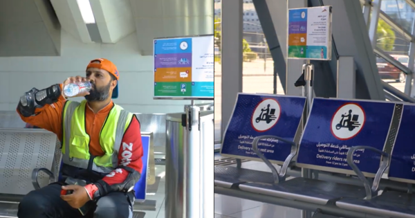 RTA вводит зоны отдыха для доставщиков