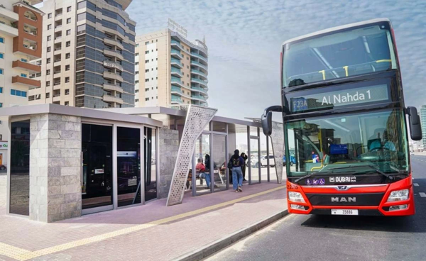 Dubai Installs 726 Modern Bus Shelters
