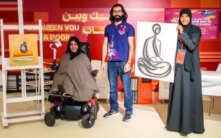 Two Artists with Determination Lead Workshop at Sharjah Book Fair