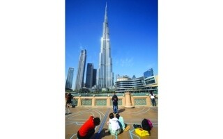 Family Moments at the Burj Khalifa