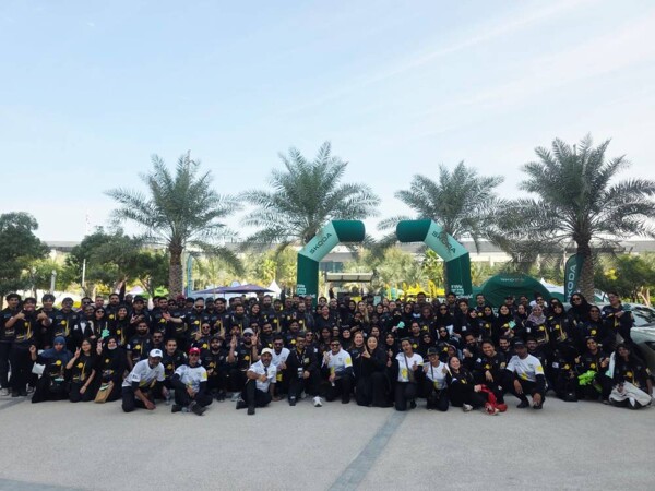 Falcons of the UAE Volunteers Successfully Conclude Dubai Cycling Stage Participation